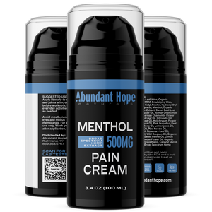 CBD Menthol Pain Cream Pump