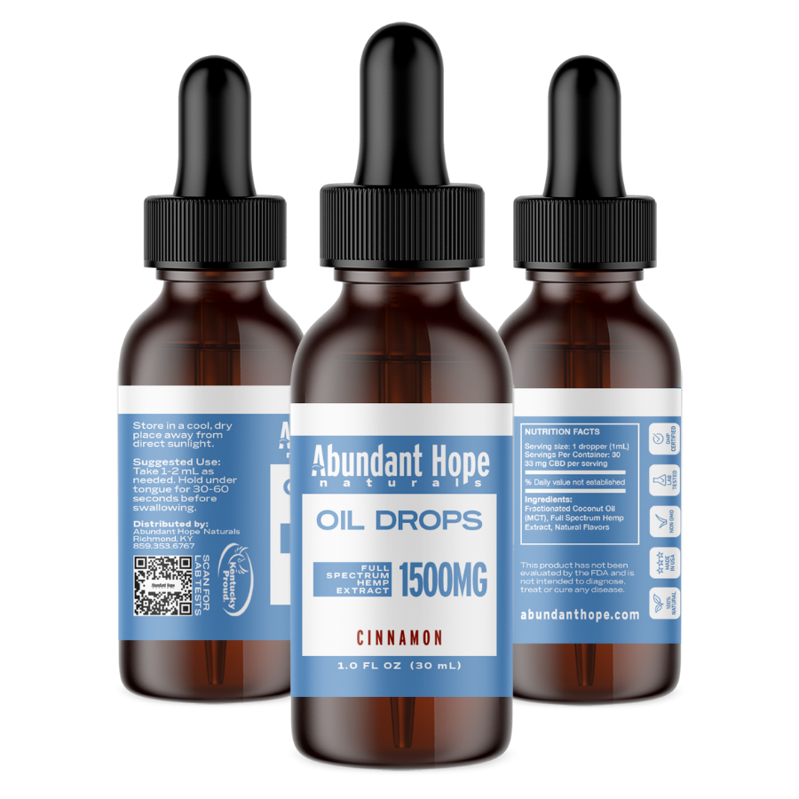 1500mg Full Spectrum CBD Oil