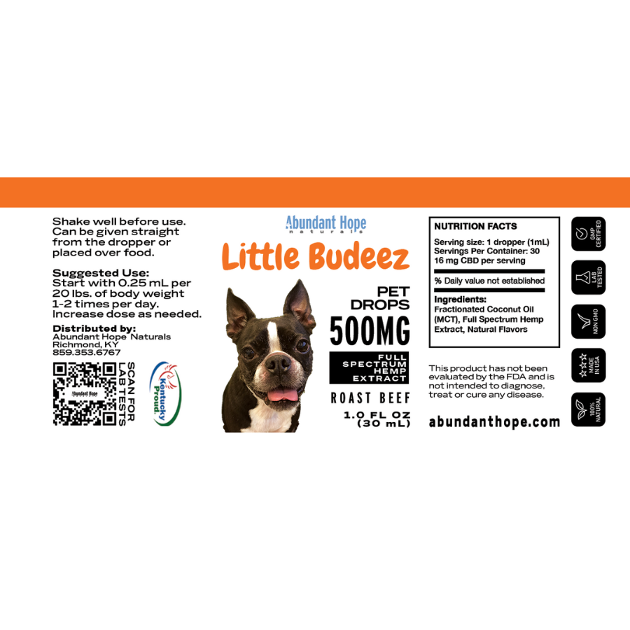 CBD Oil for Pets - 500mg